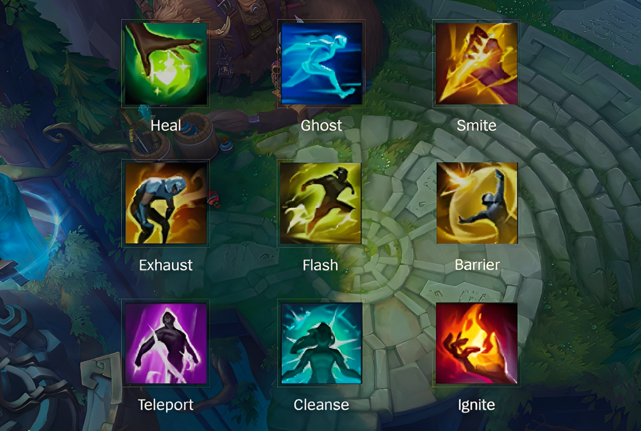 Spells in LoL mid lane