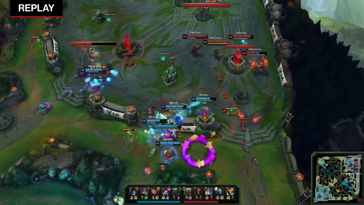 New Meta and UWinks compete during their LJL playoff series