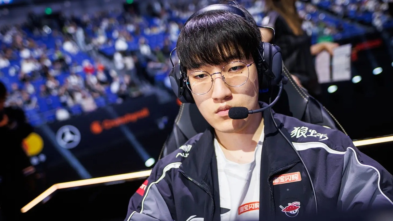 An Anyone's Legend player poses in the current team jersey