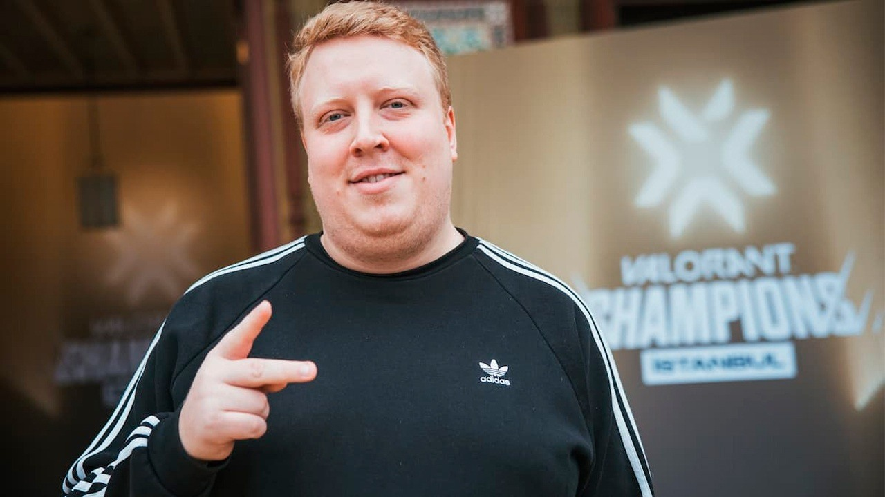 Team Vitality head coach Pad stands inside an esports venue