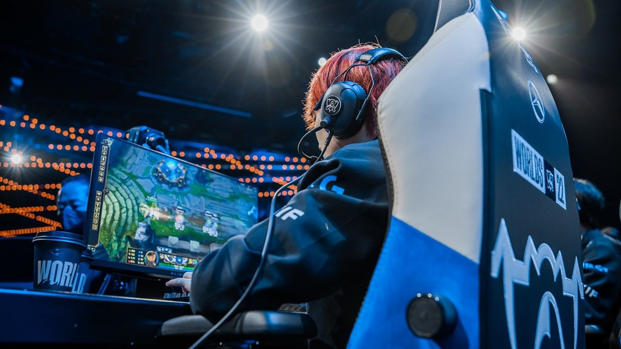 A Top Esports player competes during a League of Legends match