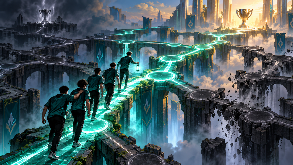Colossal Gamingがスイスステージを通るルートを維持する概念図