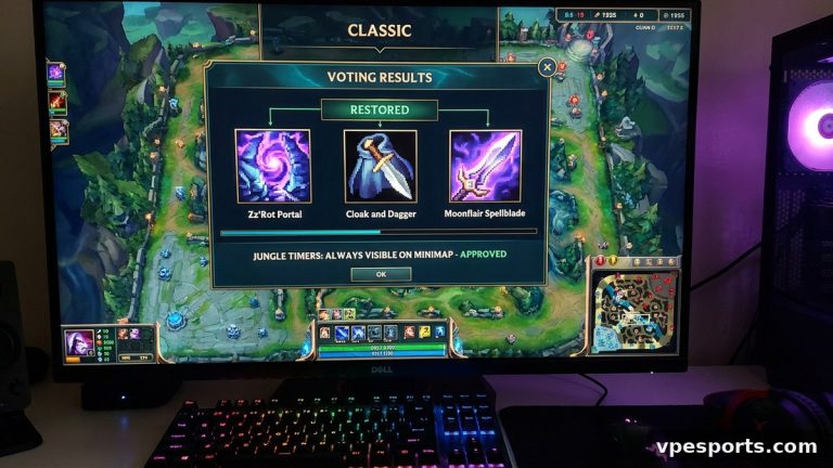 LoL Classic Vote Restores Three Legacy Items