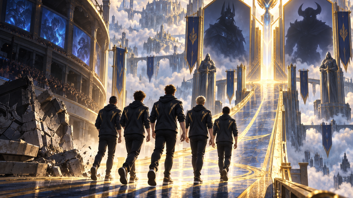 Conceptual illustration of Solary advancing into the WSCI semifinal bracket