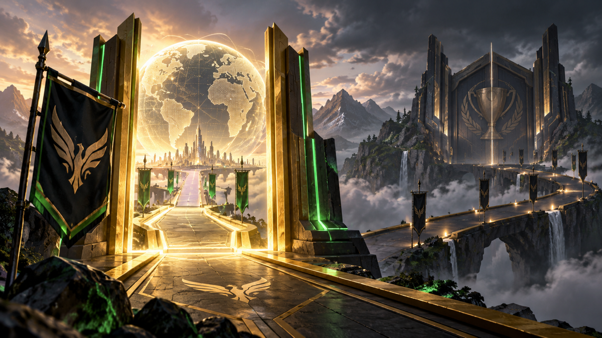 FURIA'nın 2026 Dünya Şampiyonası'na giden bir yol kazandığını gösteren kavramsal illüstrasyon