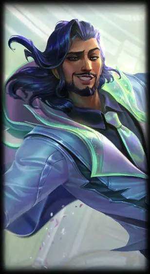 Crystal Rose Akshan — Akshan skin splash art