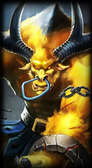 Golden Alistar — Alistar skin splash art