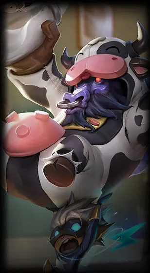 Moo Cow Alistar — Alistar skin splash art