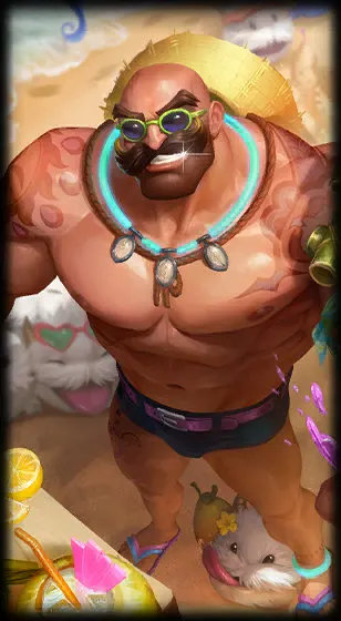 Pool Party Braum — Braum skin splash art