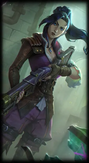 Arcane Enforcer Caitlyn — Caitlyn skin splash art