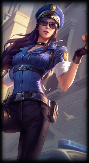 Officer Caitlyn — Caitlyn skin splash art