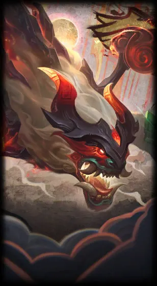 Shan Hai Scrolls Cho’Gath — Cho'Gath skin splash art