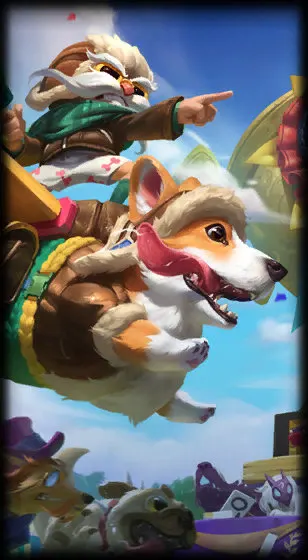 Corgi Corki — Corki skin splash art