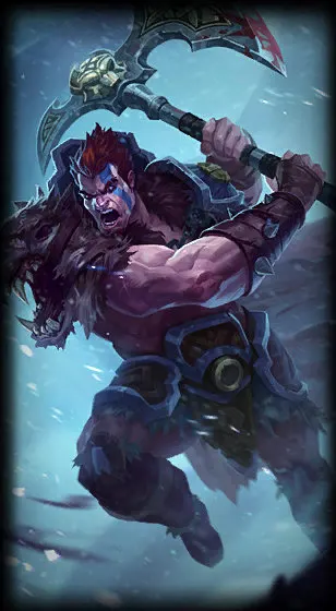 Woad King Darius — Darius skin splash art