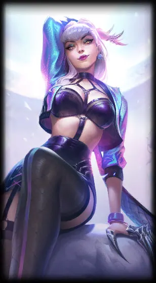 K/DA ALL OUT Evelynn — Evelynn skin splash art