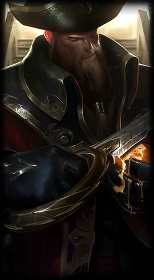 Captain Gangplank — Gangplank skin splash art
