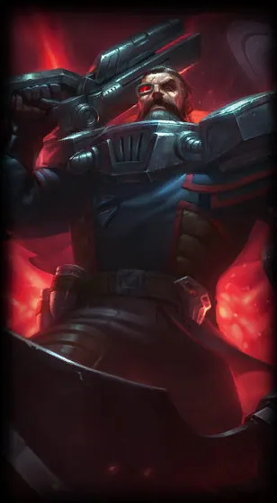 Dreadnova Gangplank — Gangplank skin splash art