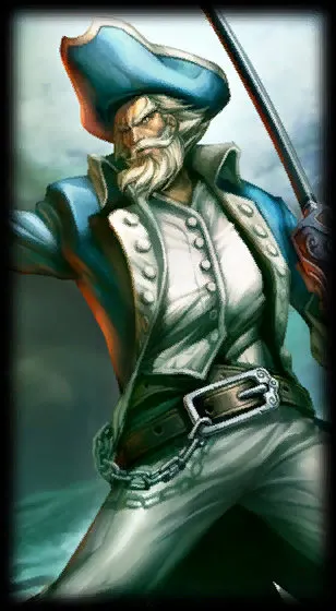 Minuteman Gangplank — Gangplank skin splash art