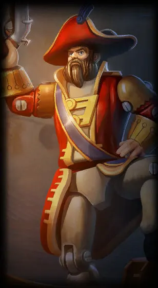 Toy Soldier Gangplank — Gangplank skin splash art