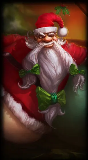 Santa Gragas — Gragas skin splash art