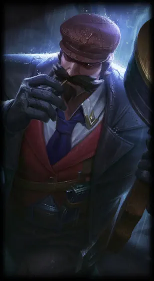Crime City Graves — Graves skin splash art
