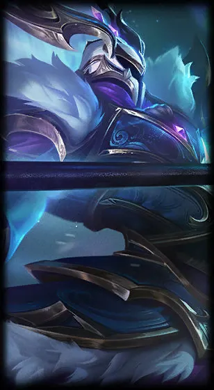 Winterblessed Hecarim — Hecarim skin splash art