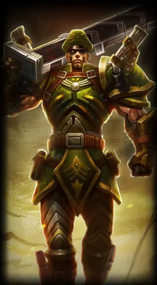 Commando Jarvan IV — Jarvan IV skin splash art