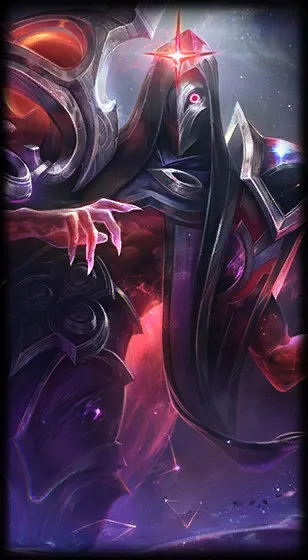 Dark Cosmic Erasure Jhin — Jhin skin splash art