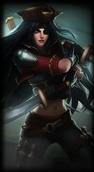 Bilgewater Katarina — Katarina skin splash art