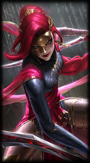 Prestige Masque of the Black Rose Katarina — Katarina skin splash art
