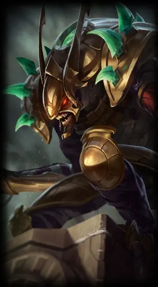 Guardian of the Sands Kha’Zix — Kha'Zix skin splash art