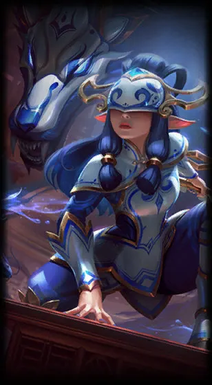 Porcelain Kindred — Kindred skin splash art
