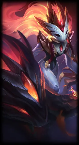 Shadowfire Kindred — Kindred skin splash art