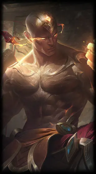 God Fist Lee Sin — Lee Sin skin splash art