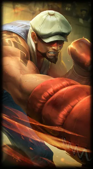 Knockout Lee Sin — Lee Sin skin splash art