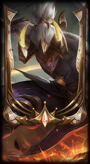 Prestige Nightbringer Lee Sin (2022) — Lee Sin skin splash art