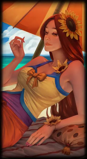 Pool Party Leona — Leona skin splash art