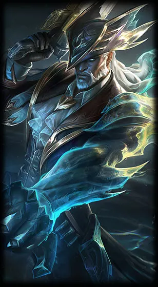 Sunken Shadows Lucian — Lucian skin splash art