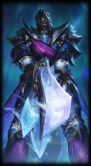 Winterblessed Lucian — Lucian skin splash art