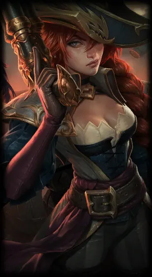 Captain Fortune — Miss Fortune skin splash art