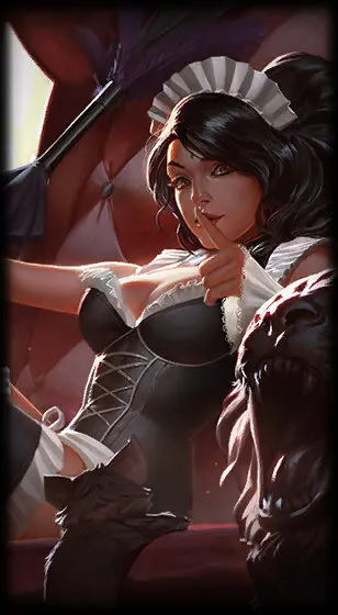 French Maid Nidalee — Nidalee skin splash art