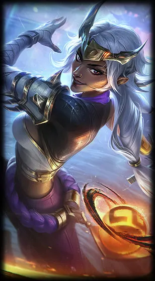 Inkshadow Nilah — Nilah skin splash art
