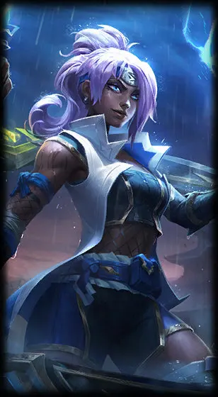 Shockblade Qiyana — Qiyana skin splash art
