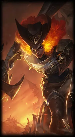 High Noon Rell — Rell skin splash art