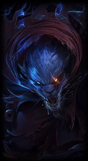 Night Hunter Rengar — Rengar skin splash art