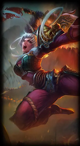 Dragonblade Riven — Riven skin splash art