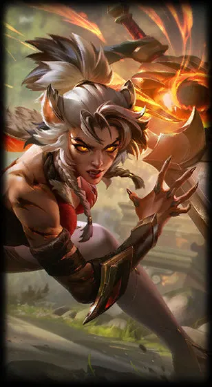 Primal Ambush Riven — Riven skin splash art