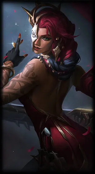 Masque of the Black Rose Samira — Samira skin splash art