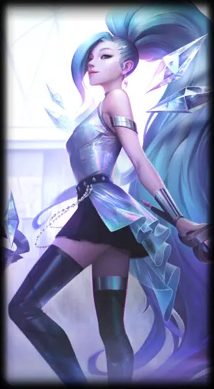 K/DA ALL OUT Seraphine Superstar — Seraphine skin splash art