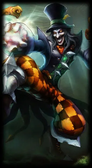 Mad Hatter Shaco — Shaco skin splash art